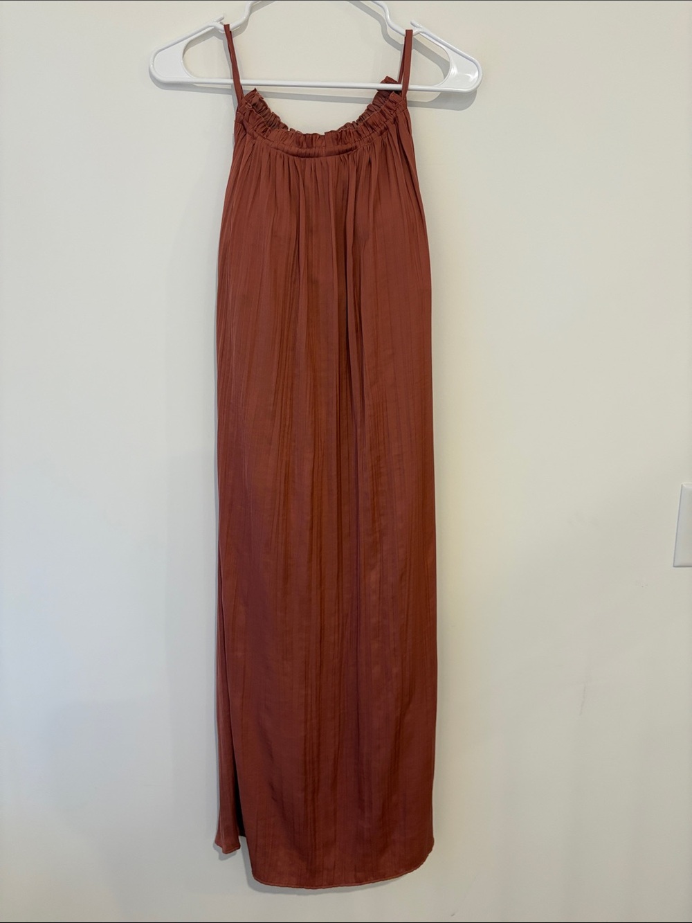 Soma blush pink Maxi Skirt with Gathered Elastic Waist
